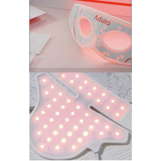 Maschera a led per occhi e collo